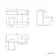 Foster Tungsten Grey Combination Vanity Basin and Houston Toilet 1200mm - Right Handed