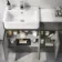Foster Tungsten Grey Combination Vanity Basin with Marble Top & Houston Toilet 1500mm