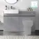 Foster Stone Grey Basin Vanity with Marble Top & Back To Wall Unit 1200mm