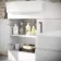 Harper Gloss White Basin Vanity and Back To Wall Toilet Unit 1200mm - Black Accents