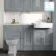 Monaco Dove Grey Combination Vanity Basin with Marble Top 1500mm (Excludes Pan & Cistern)