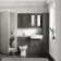 Monaco Graphite Grey Combination Vanity Traditional Basin with Marble Top & Hudson Toilet with Wooden Seat 1200mm