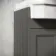 Monaco Graphite Grey Combination Vanity Traditional Basin with Marble Top & Hudson Toilet with Wooden Seat 1200mm