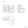 Monaco Graphite Grey Combination Vanity Basin and Hudson Toilet with Wooden Seat 1200mm