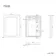 Arabella Battery Operated Illuminated LED Mirror 700x500mm