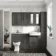 Monaco Graphite Grey Combination Vanity Traditional Basin with Marble Top & Hudson Toilet with Wooden Seat 1500mm