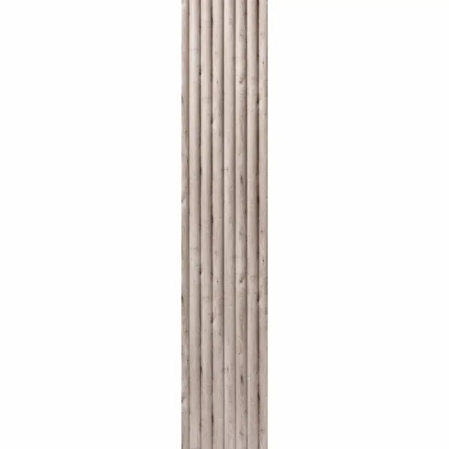 Trepanel Aqua 3D® Waterproof Grey Wood Effect Fluted Wall Panel 3 Pack (Covers 1.80 SQM)