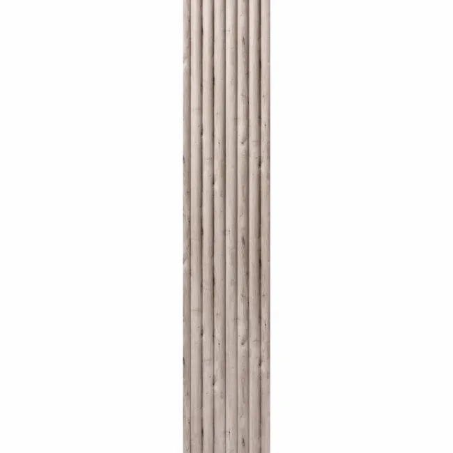 Trepanel Aqua 3D® Waterproof Grey Wood Effect Fluted Wall Panel 3 Pack (Covers 1.80 SQM)