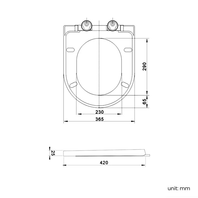 Miami Rimless Back To Wall Toilet With Soft Close Seat
