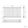 Athens Stone Grey Double Column Horizontal Traditional Radiator 600x1010mm