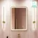Olivia Brushed Brass Illuminated LED Mirror 700x500mm
