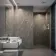 Trepanel Aqua® Matt Grey Marble Effect PVC Shower Wall Panel