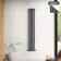 Marbella Anthracite Single Oval Panel Radiator 1600x240mm