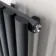 Marbella Anthracite Single Oval Panel Radiator 1600x240mm