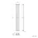 Marbella Anthracite Single Oval Panel Radiator 1600x240mm