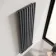 Marbella Anthracite Single Oval Panel Radiator 1600x480mm