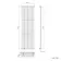 Marbella Anthracite Single Oval Panel Radiator 1600x480mm