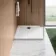 Sydney Low Profile Rectangular Gloss White Stone Shower Tray 1000x700mm