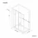 London Matt Black 6mm Sliding Shower Enclosure 1100x900mm