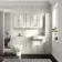 Monaco Chalk White Combination Vanity Basin with Marble Top and Seattle Toilet 1500mm