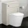 Traditional Chalk White Back To Wall Unit and Boston Toilet
