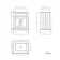 Lucia Chalk White Vanity with Marble Top & Curved Counter Top Basin 640mm - Brushed Brass Accents