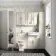 Monaco Chalk White Traditional Basin Vanity and Back To Wall Unit 1200mm (Excludes Pan & Cistern) - Brass Knurled Handles