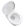 Quartz Gloss White Combination Vanity Basin and Austin Toilet 1150mm - Black Accents