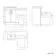 Mersey Gloss White Combination Vanity Basin and Miami Toilet 1000mm