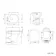 Mersey Gloss White Combination Vanity Basin and Miami Toilet 1000mm
