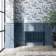 Athens Inky Blue Triple Column Horizontal Traditional Radiator 600x1010mm