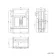 Monaco Dove Grey Combination Vanity Basin and Boston Toilet 1200mm - Brass Knurled Handles