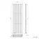 Marbella White Double Oval Panel Radiator 1800x600mm