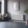 Marbella White Double Oval Panel Radiator 600x1440mm