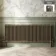 Athens Antique Gold Triple Column Horizontal Traditional Radiator 600x1595mm