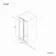 Hamburg Easy Clean 8mm Sliding Shower Door 1000mm - Easy Fix Feature
