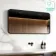 Olivia Black Framed Rectangular Bathroom Mirror 500x1000mm