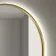 Darci Brushed Brass Backlit llluminated LED Mirror 900x500mm