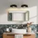 Olivia Brushed Brass Rectangular Bathroom Mirror 500x1000mm