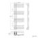Madrid Electric Chrome Designer Heated Towel Rail 1200x450mm