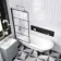 Abingdon 1700 Roll Top Shower Bath - Black Ball Feet & 6mm Easy Clean Matt Black Grid Screen