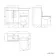 Avon Gloss White Combination Vanity Basin and Aruba Toilet 1000mm
