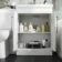 Avon Gloss White Combination Vanity Basin and Aruba Toilet 1100mm