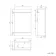 Trent Gloss White Combination Basin Drawer and Aruba Toilet 1100mm - Left Handed