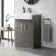 Harper Charcoal Elm Combination Vanity Basin and Atlanta Toilet 1200mm
