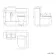 Harper Gloss White Combination Vanity Basin with Marble Top & Aruba Toilet 1000mm