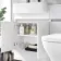 Foster Gloss White Combination Vanity Basin and Atlanta Toilet 1200mm