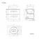 Elba Graphite Grey Wall Hung Drawer Vanity with Marble Top & Oval Counter Top Basin 600mm - Black Accents