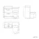 Avon Gloss White Combination Basin Drawer and Miami Toilet 1100mm - Black Accents