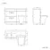Avon Gloss White Combination Basin Drawer and Atlanta Toilet 1100mm - Black Accents - Left Handed
